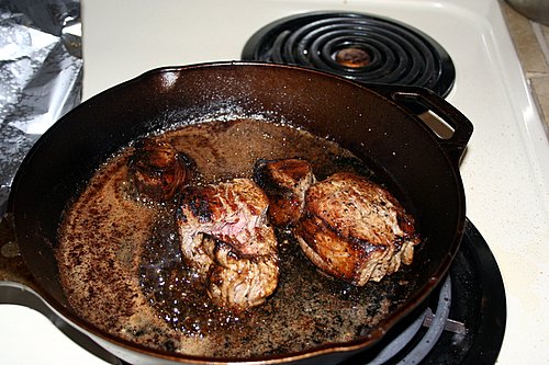 Steaks on a Pan