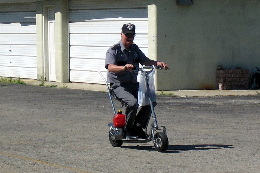 Scooter, the Security Guard.